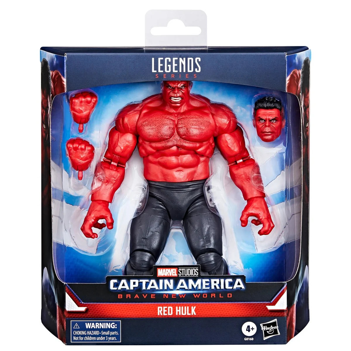 (PREVENTA) Captain America: Brave New World Red Hulk Deluxe 6 Inch Action Figure