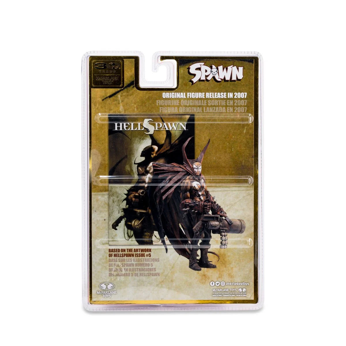 (PREVENTA) Spawn Wave 7 McFarlane Toys 30th Anniversary Hellspawn Digitally Remastered 7-Inch Scale Posed Figure