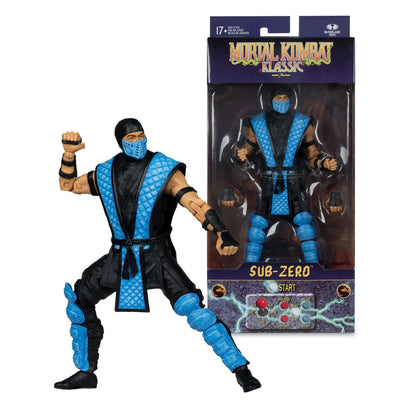 (PREVENTA) Mortal Kombat Klassics Wave 1 Sub-Zero 7-Inch Scale Action Figure