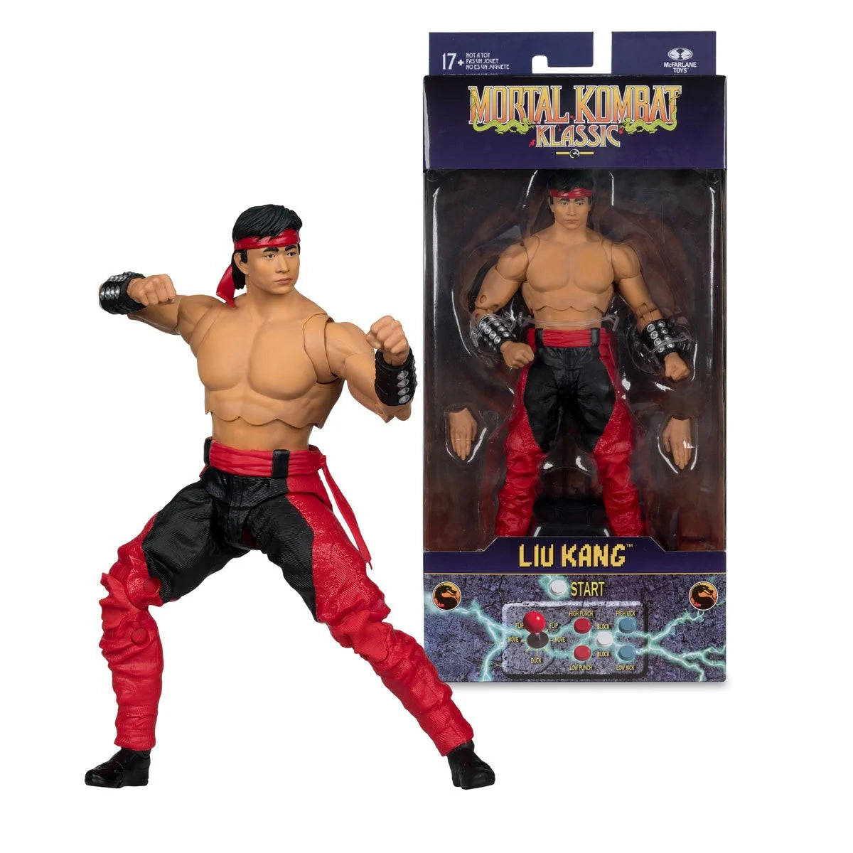 (PREVENTA) Mortal Kombat Klassics Wave 1 Liu Kang 7-Inch Scale Action Figure