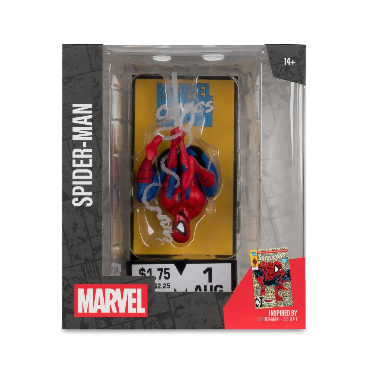 (PREVENTA) Marvel Wave 5 Spider-Man Spider-Man Corner Box 1:10 Scale Posed Figure with Scene