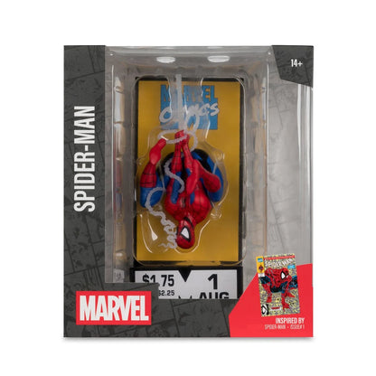 (PREVENTA) Marvel Wave 5 Spider-Man Spider-Man Corner Box 1:10 Scale Posed Figure with Scene