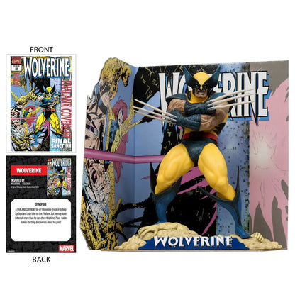 (PREVENTA) Marvel Wave 5 Wolverine #85 1:10 Scale Posed Figure with Scene