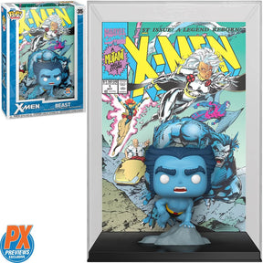 (PREVENTA) X-Men #1 (1991) Beast Funko Pop! Comic Cover Vinyl Figure with Case #35 - Previews Exclusive