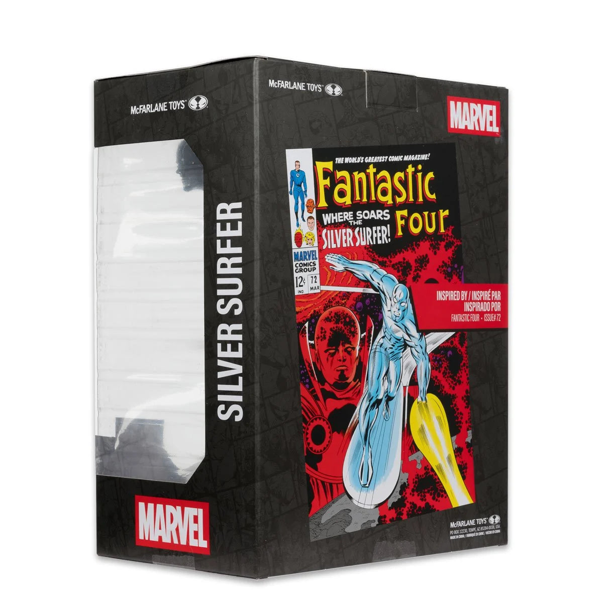 (PREVENTA) Marvel Collection Wave 6 Silver Surfer Fantastic Four #72 1:6 Scale Posed Figure with Scene and Comic