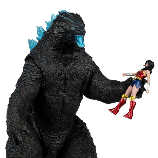DC Multiverse Wonder Woman vs. Godzilla Megafig Justice League vs. Godzilla vs. Kong Action Figure 2-Pack
