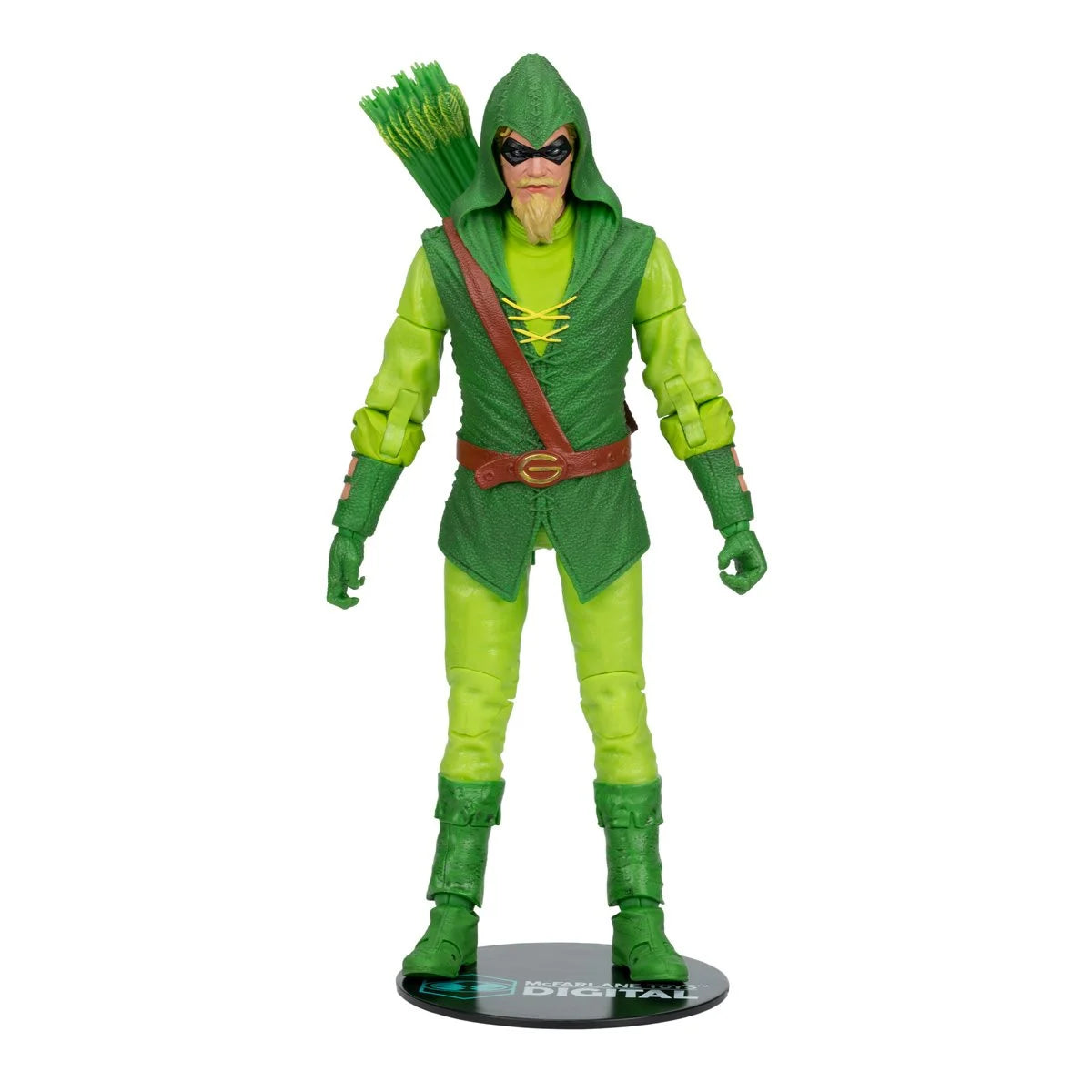 (PREVENTA) DC Direct Green Arrow Longbow Hunter 7-Inch Scale Wave 2 Action Figure with McFarlane Toys Digital Collectible