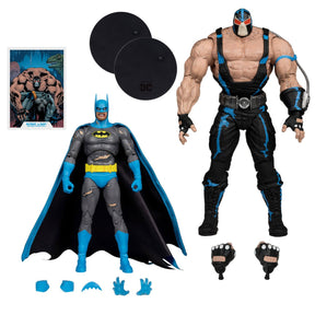 (PREVENTA) DC Multiverse: Knightfall Batman 7-Inch Scale Figure vs Bane Megafig Action Figure 2-Pack