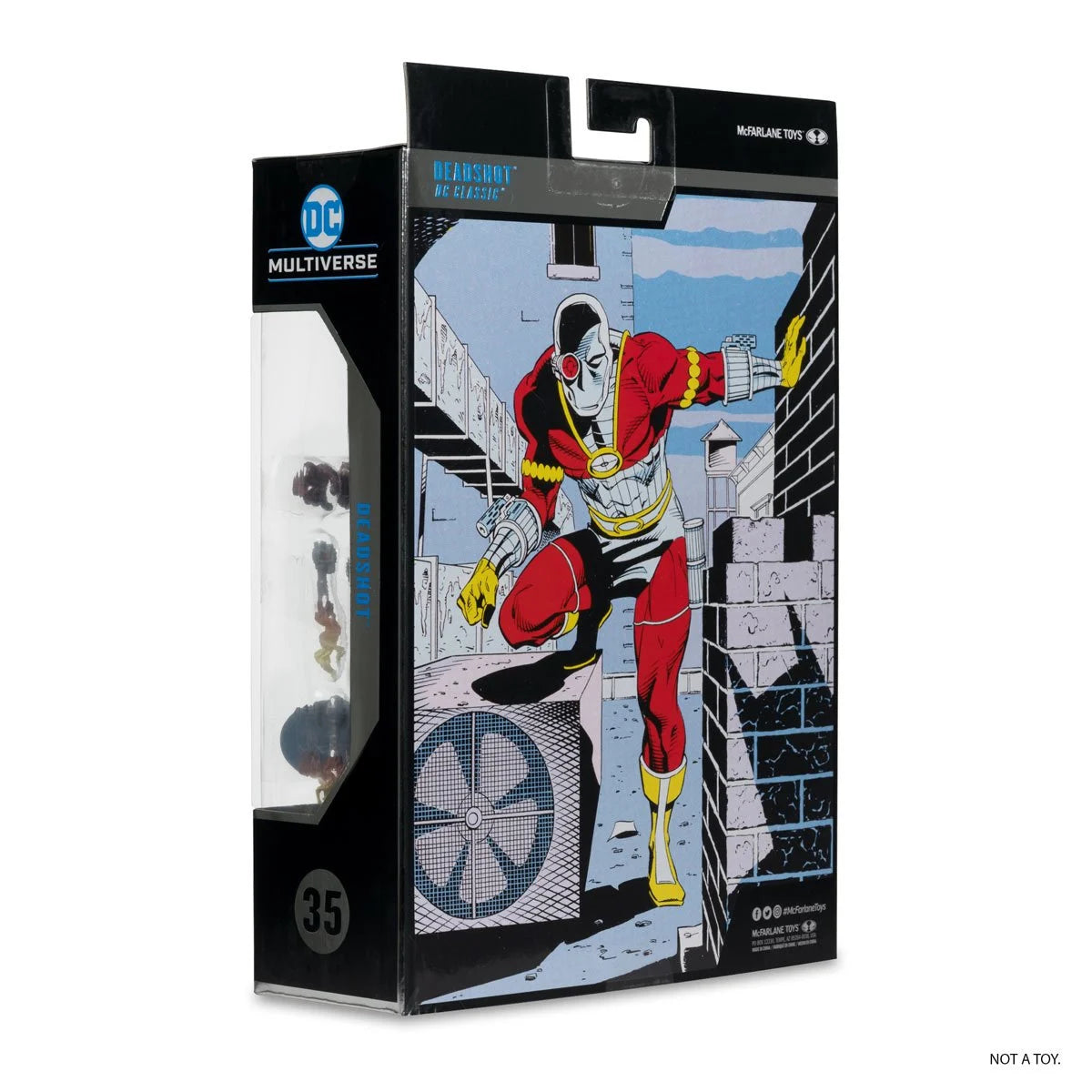 DC McFarlane Collector Edition Wave 10 #35 Deadshot (Platinum)