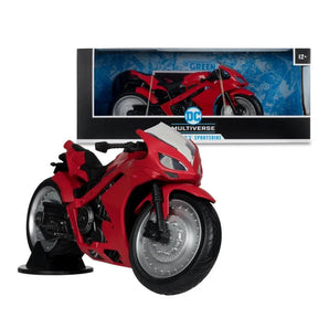 DC Multiverse Red Hood's Sportsbike Red Hood: Outlaw 7-Inch Scale Vehicle