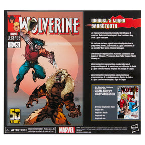 (PREVENTA) Wolverine 50th Marvel Legends Logan vs Sabretooth 6-Inch Action Figure 2-Pack