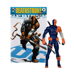 DC Page Punchers Wave 6 Deathstroke Rebirth 7-Inch Scale Action Figure with Comic Book