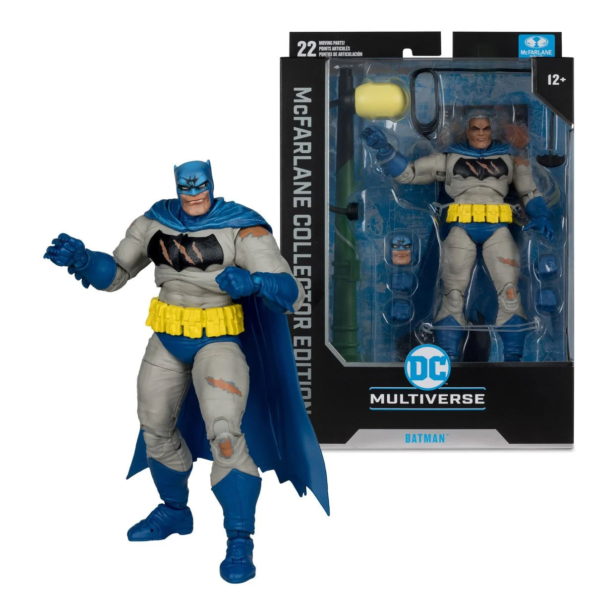 DC McFarlane Collector Edition Wave 7 Batman Dark Knight Returns Battle Damage Blue Outfit 7-Inch Action Figure #21