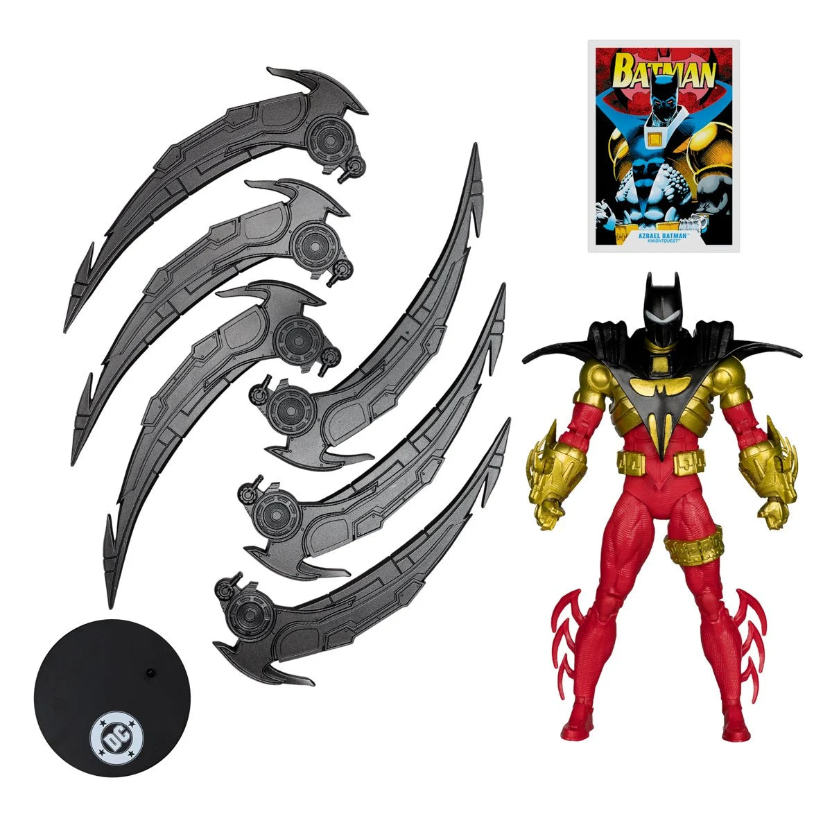 (PREVENTA) DC Multiverse Batman Wave 4 Azrael Batman Knightquest 7-Inch Scale Action Figure