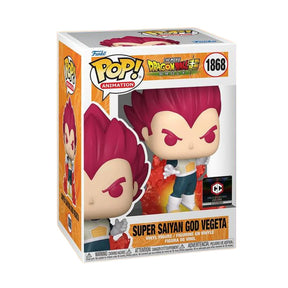 (PREVENTA) Funko Pop! Chalice Exclusive: DBSB: Super Saiyan God Vegeta #1868 (PR)