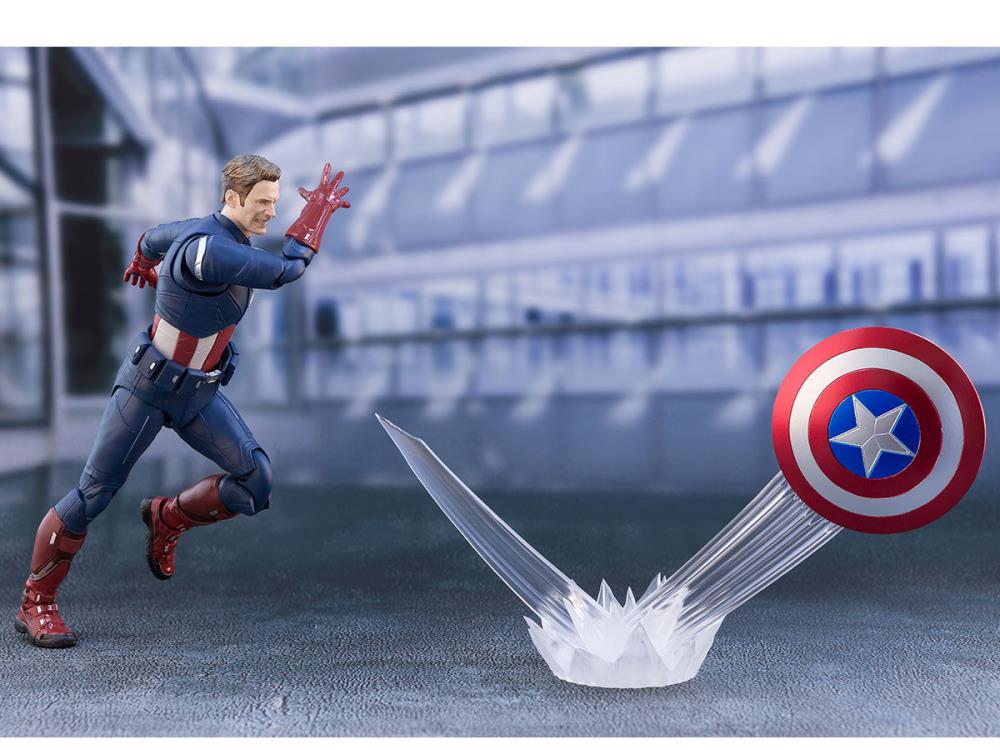 Avengers: Endgame Captain America Cap vs Cap S.H.Figuarts Action Figure